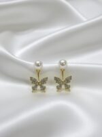 Korean Style 925 Earrings on Earlobe Trendy Jewelry