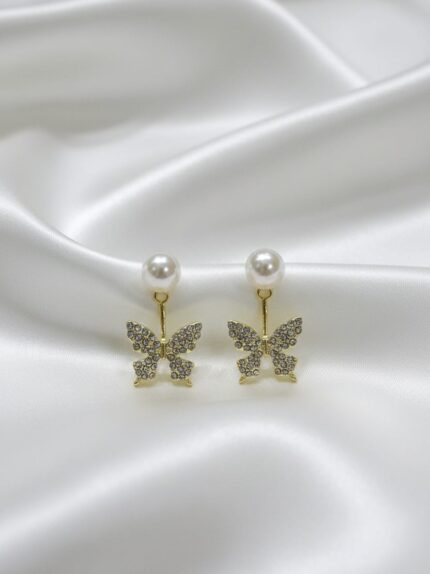 Korean Style 925 Earrings on Earlobe Trendy Jewelry